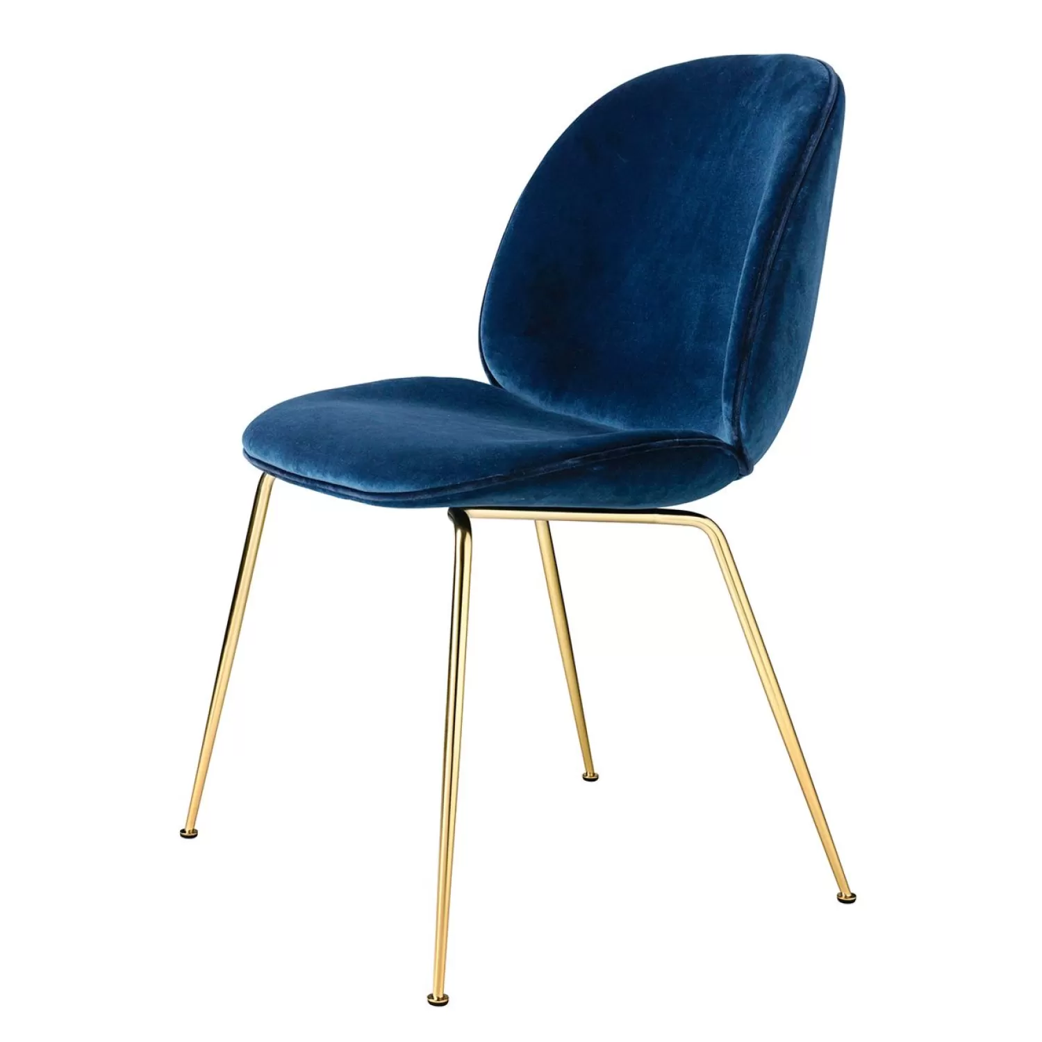 GUBI Beetle Dining Chair, Messing/ Remix 152 | Stühle