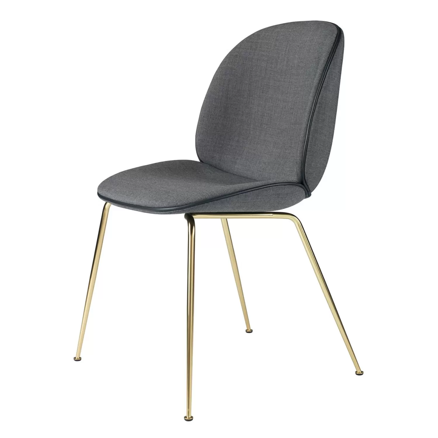 GUBI Beetle Dining Chair, Messing/ Remix 152 | Stühle