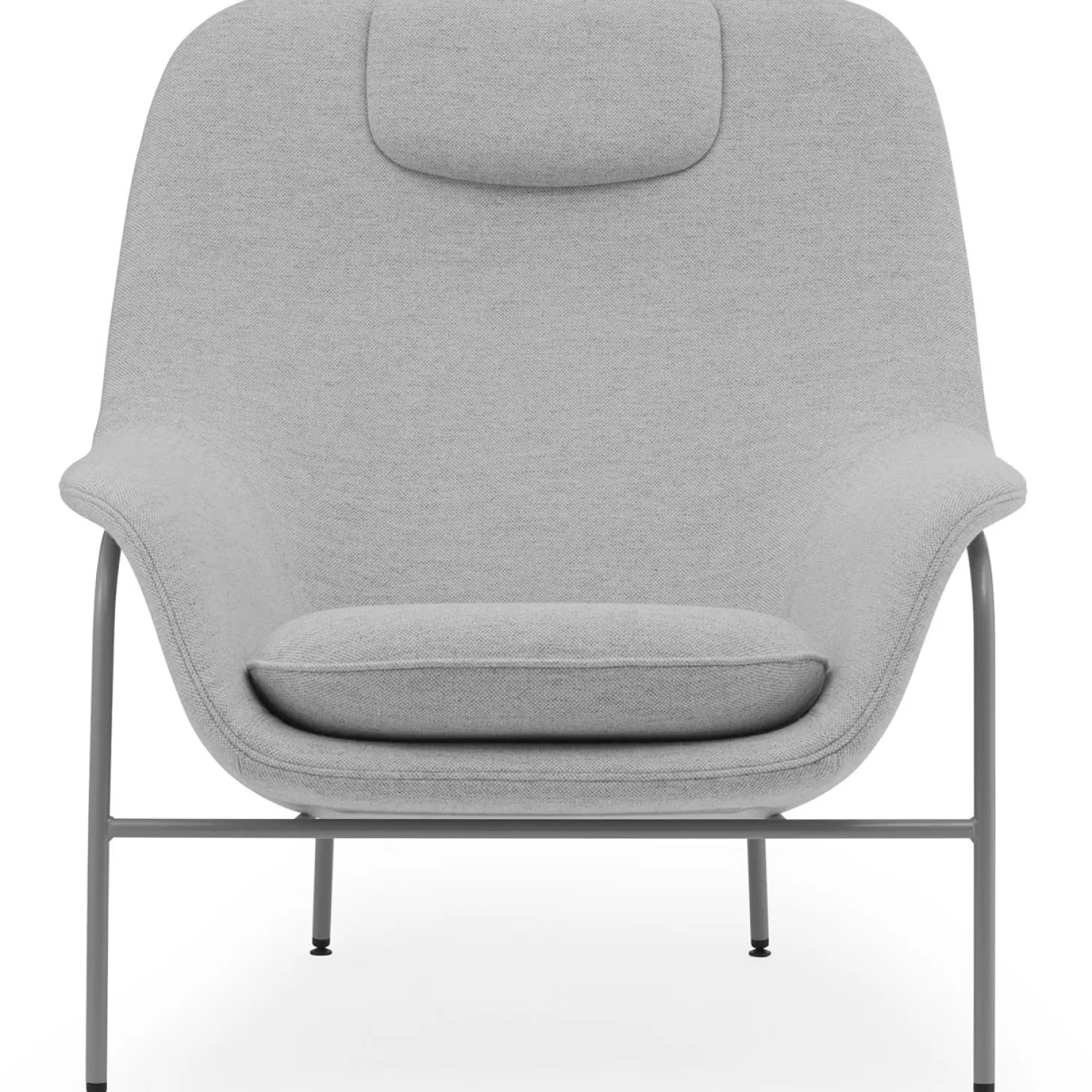 Normann Copenhagen Drape Lounge Chair High W. Headrest Oak Sessel, Schaum | Sessel