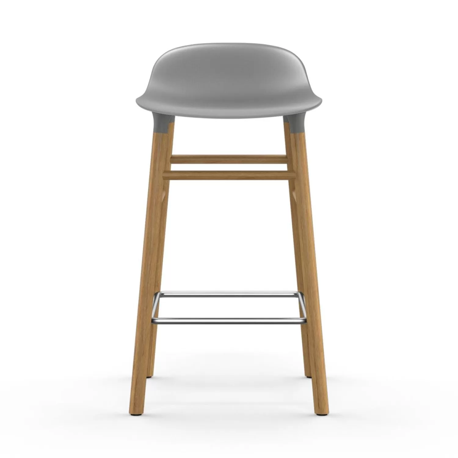 Normann Copenhagen Form Barhocker 65Cm, Weis/Eiche | Barhocker