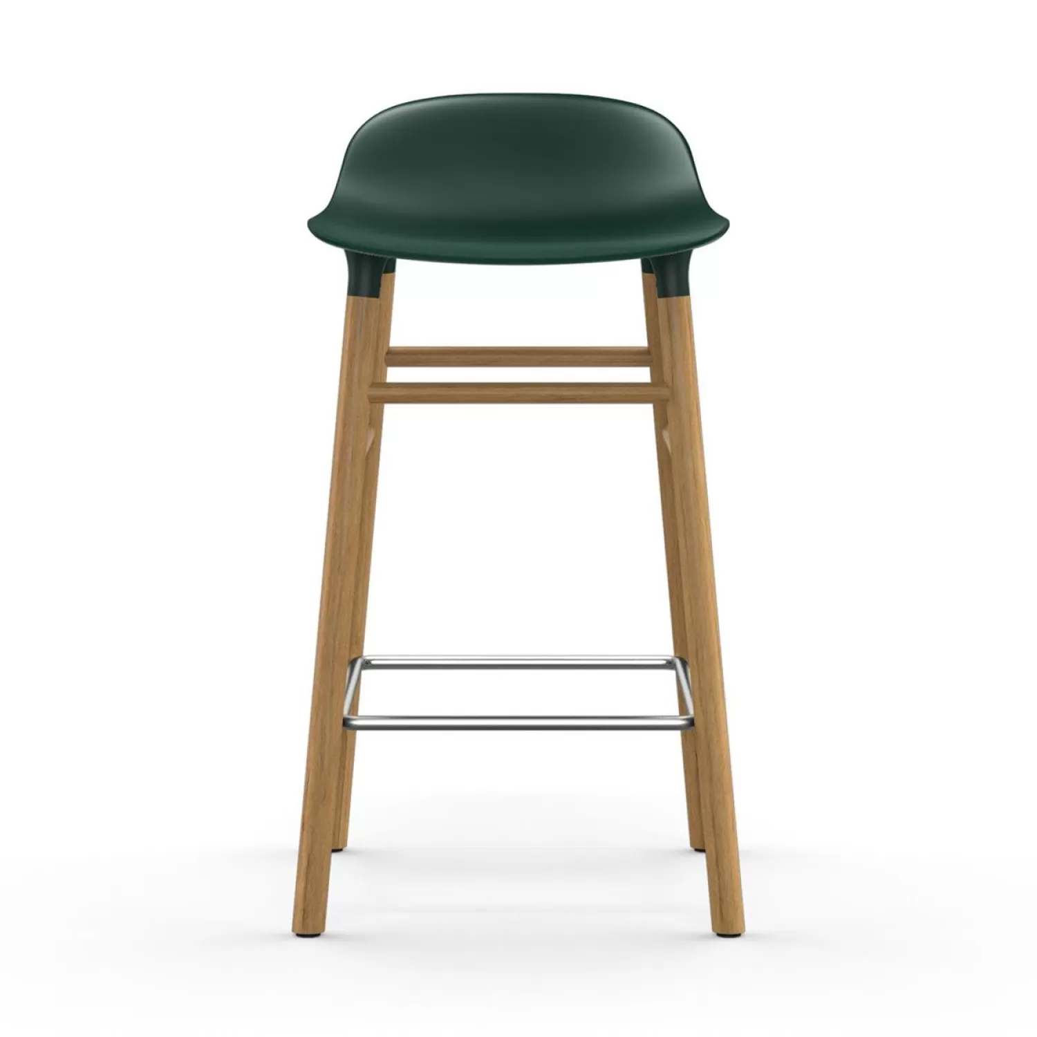 Normann Copenhagen Form Barhocker 65Cm, Weis/Eiche | Barhocker