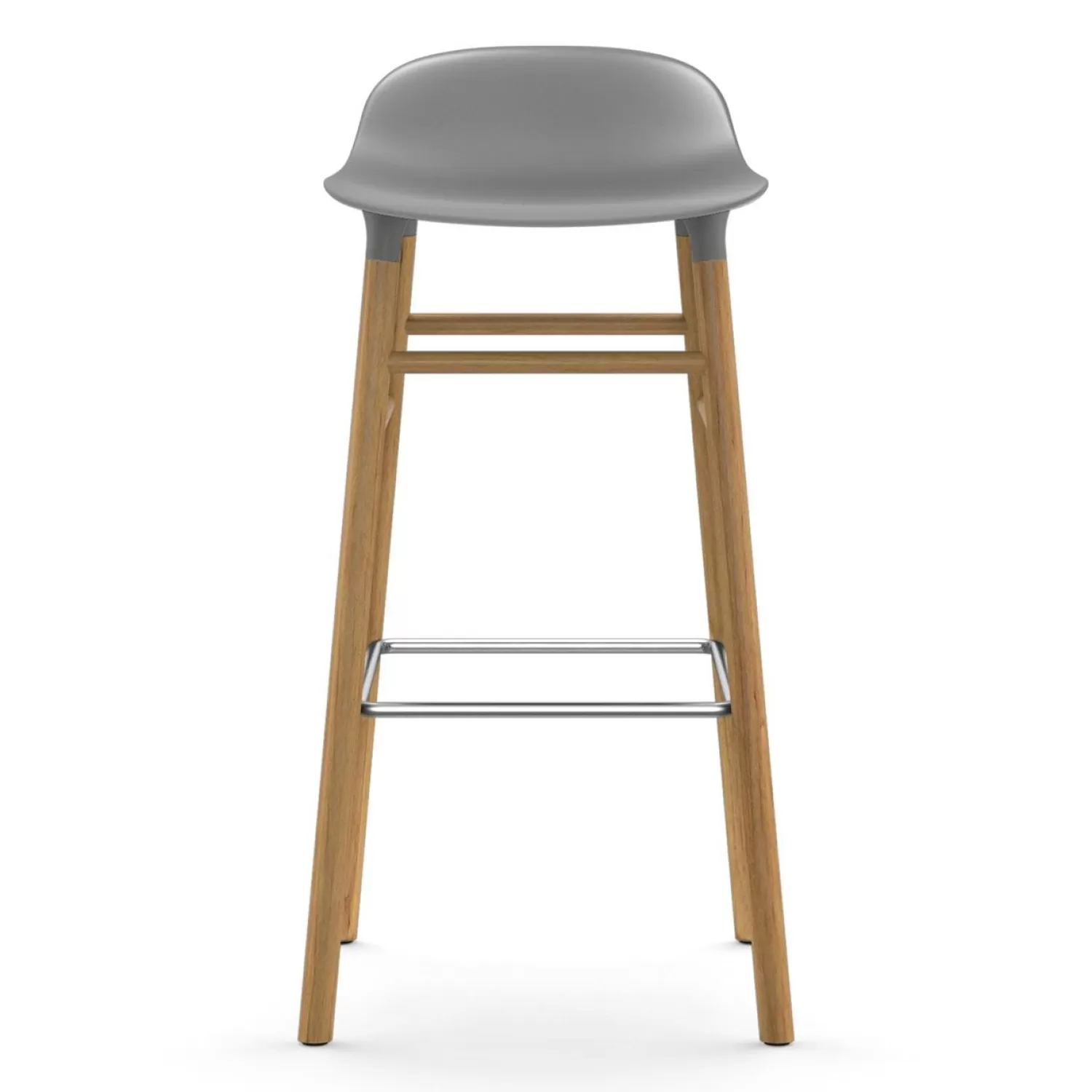 Normann Copenhagen Form Barhocker 65Cm, Weis/Eiche | Barhocker