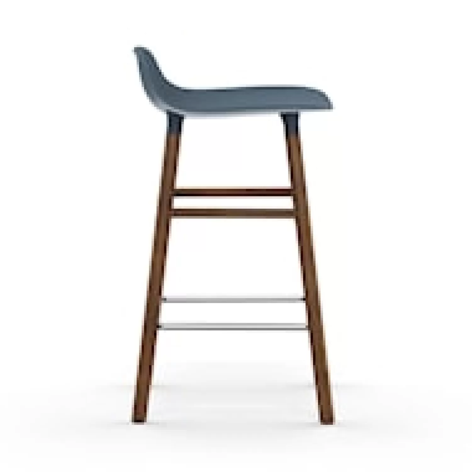 Normann Copenhagen Form Barhocker 65Cm, Weis/Walnuss | Barhocker