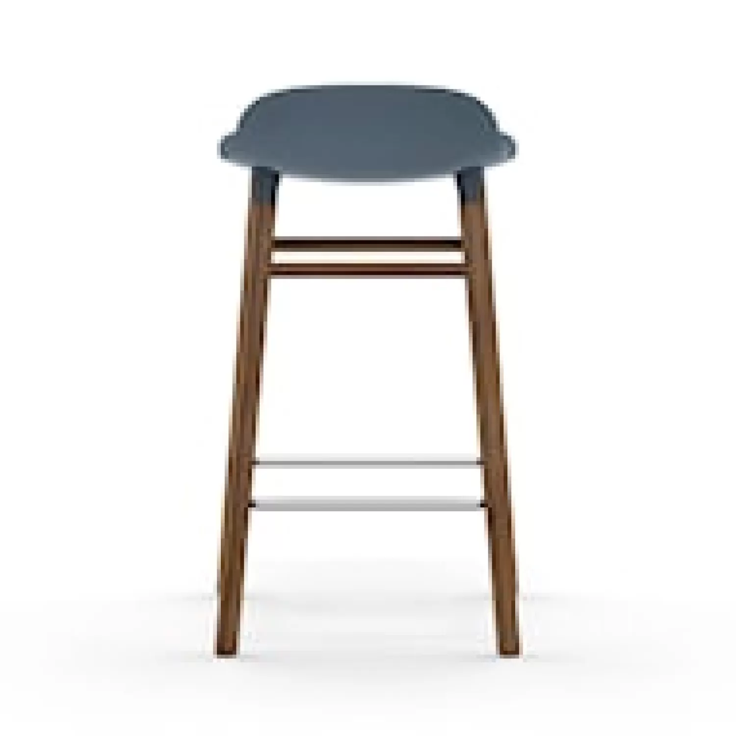 Normann Copenhagen Form Barhocker 65Cm, Weis/Walnuss | Barhocker