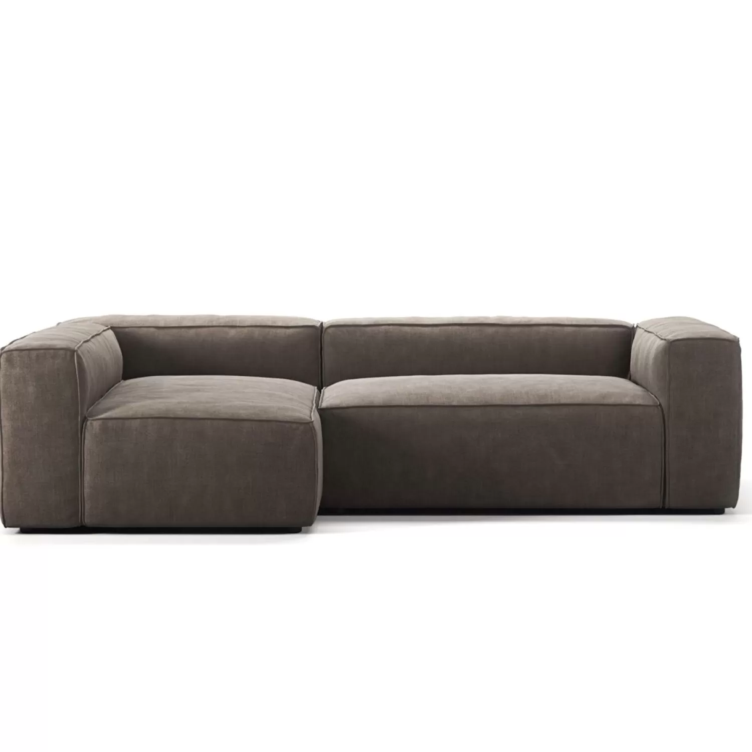 Decotique Grand 3-Sitzer-Sofa Liege Links< Ecksofas