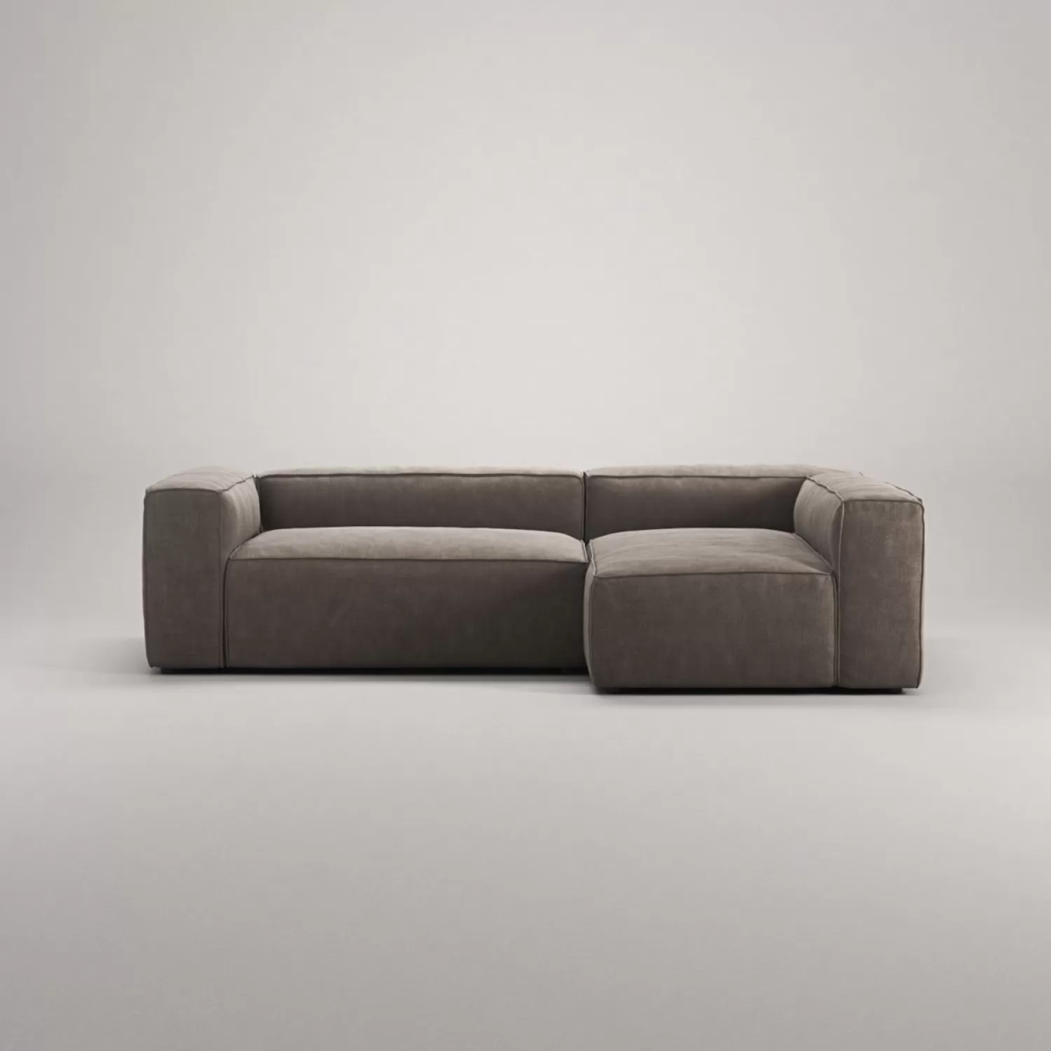 Decotique Grand 3-Sitzer-Sofa Liege Rechts< Ecksofas