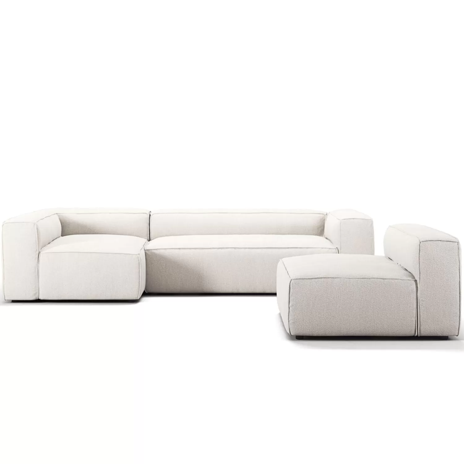 Decotique Grand 4-Sitzer-Sofa Liege Links Mit Sessel< Ecksofas