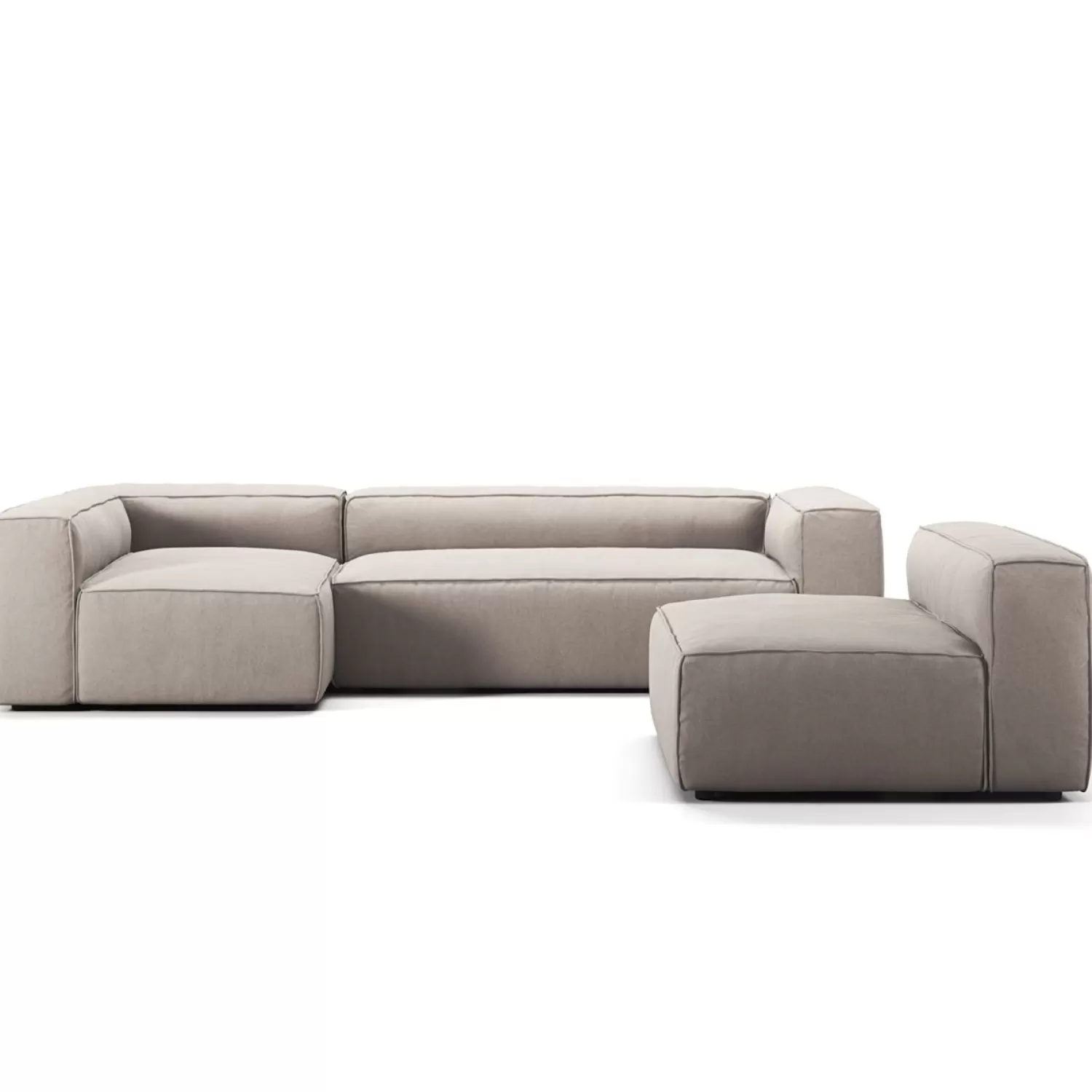 Decotique Grand 4-Sitzer-Sofa Liege Links Mit Sessel< Ecksofas