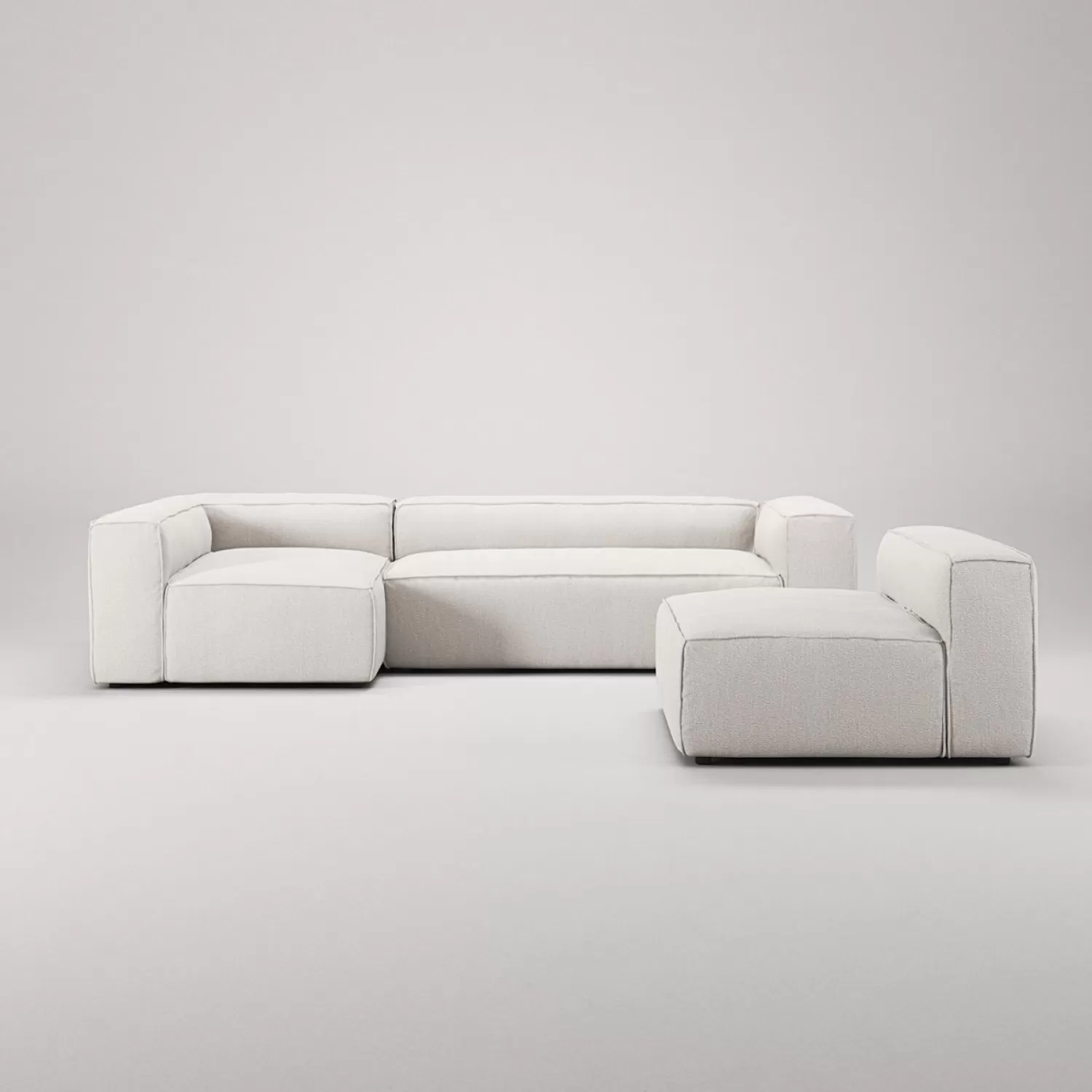 Decotique Grand 4-Sitzer-Sofa Liege Links Mit Sessel< Ecksofas