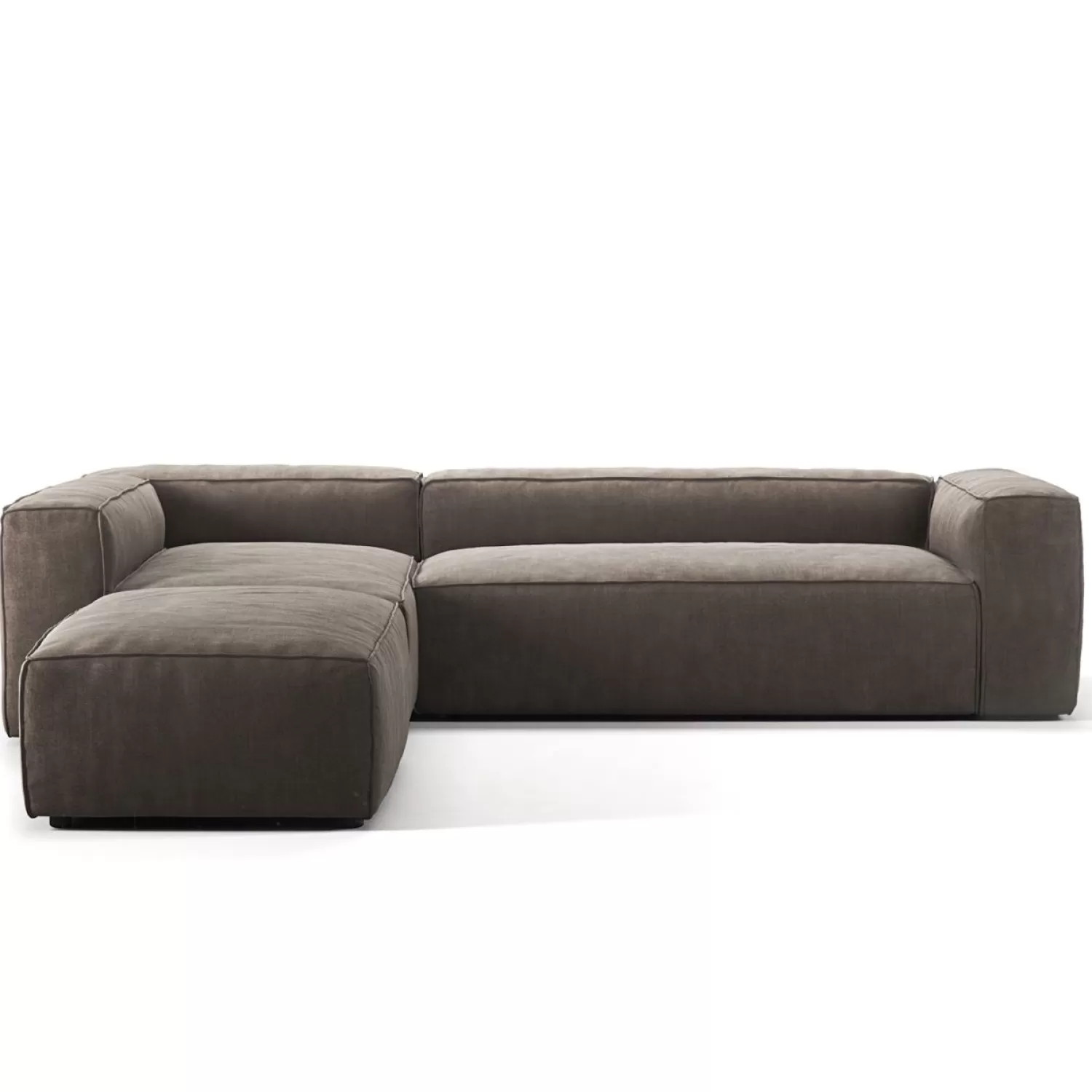 Decotique Grand 4-Sitzer-Sofa Liege Links Offenes Endstuck< Ecksofas