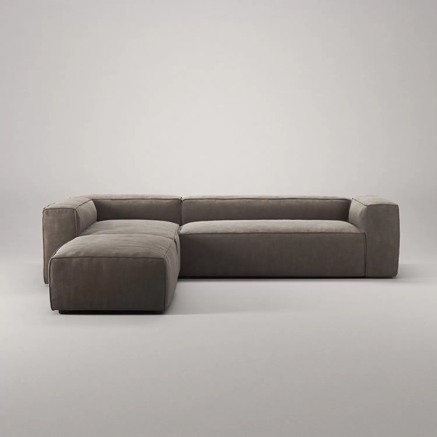 Decotique Grand 4-Sitzer-Sofa Liege Links Offenes Endstuck< Ecksofas