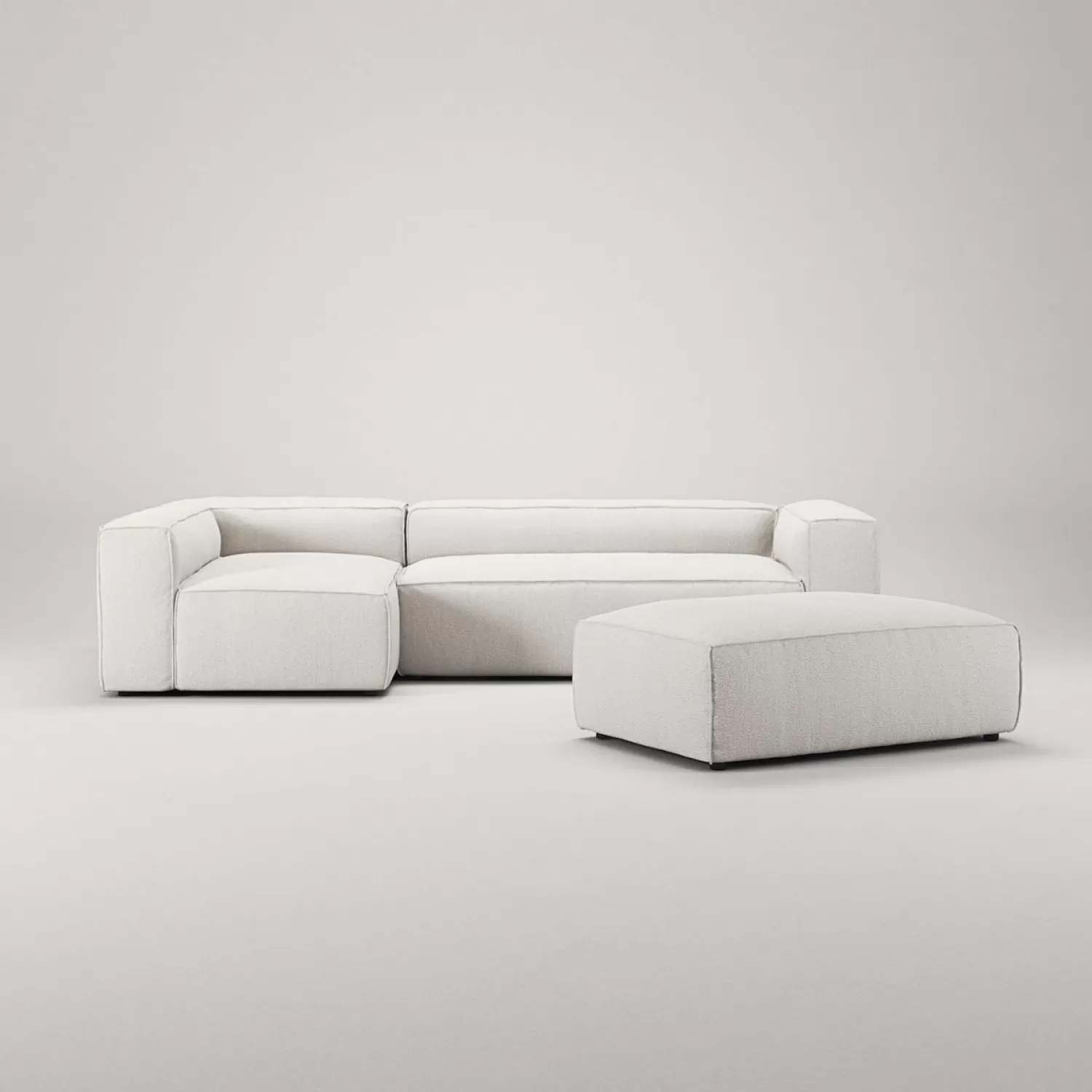 Decotique Grand 4-Sitzer-Sofa Liege Links Offenes Endstuck Mit Fushocker< Ecksofas