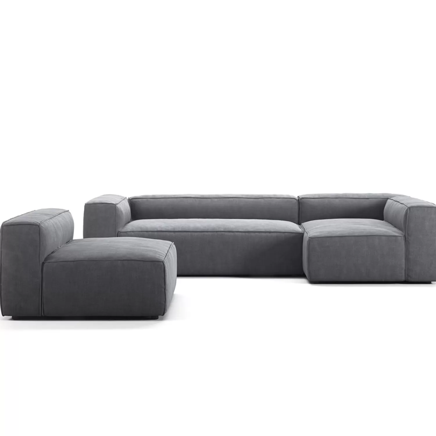 Decotique Grand 4-Sitzer-Sofa Liege Rechts Mit Sessel< Ecksofas