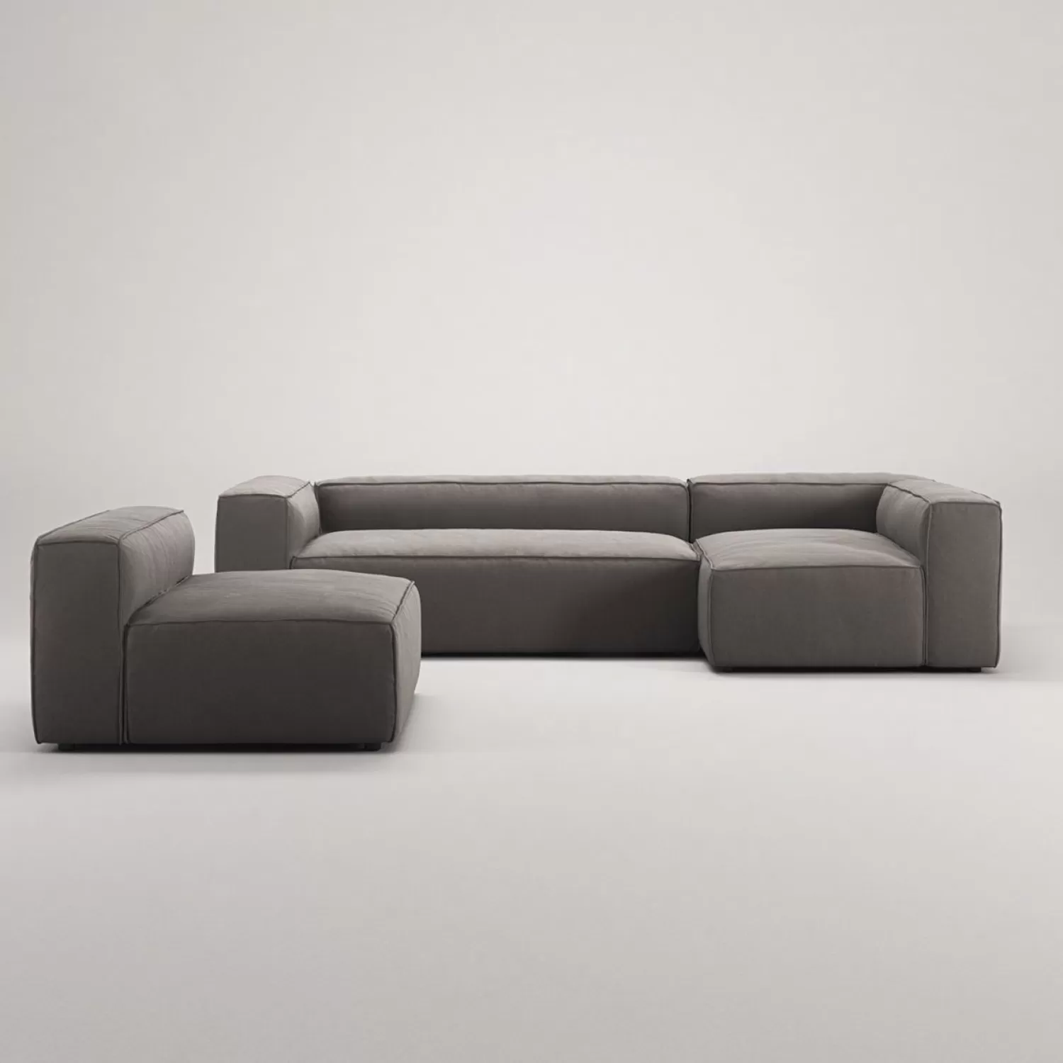 Decotique Grand 4-Sitzer-Sofa Liege Rechts Mit Sessel< Ecksofas