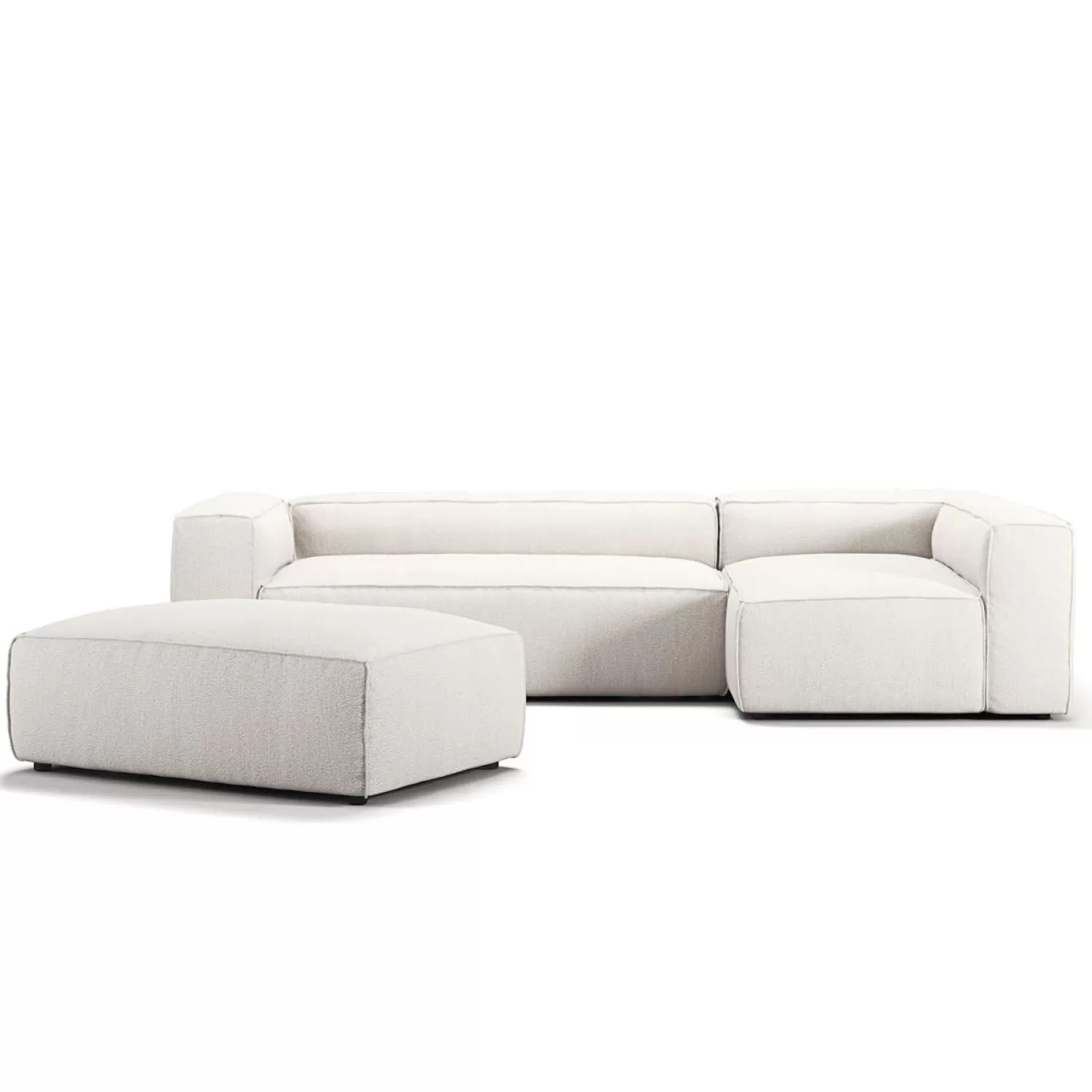 Decotique Grand 4-Sitzer-Sofa Liege Rechts Offenes Endstuck Mit Fushocker< Ecksofas