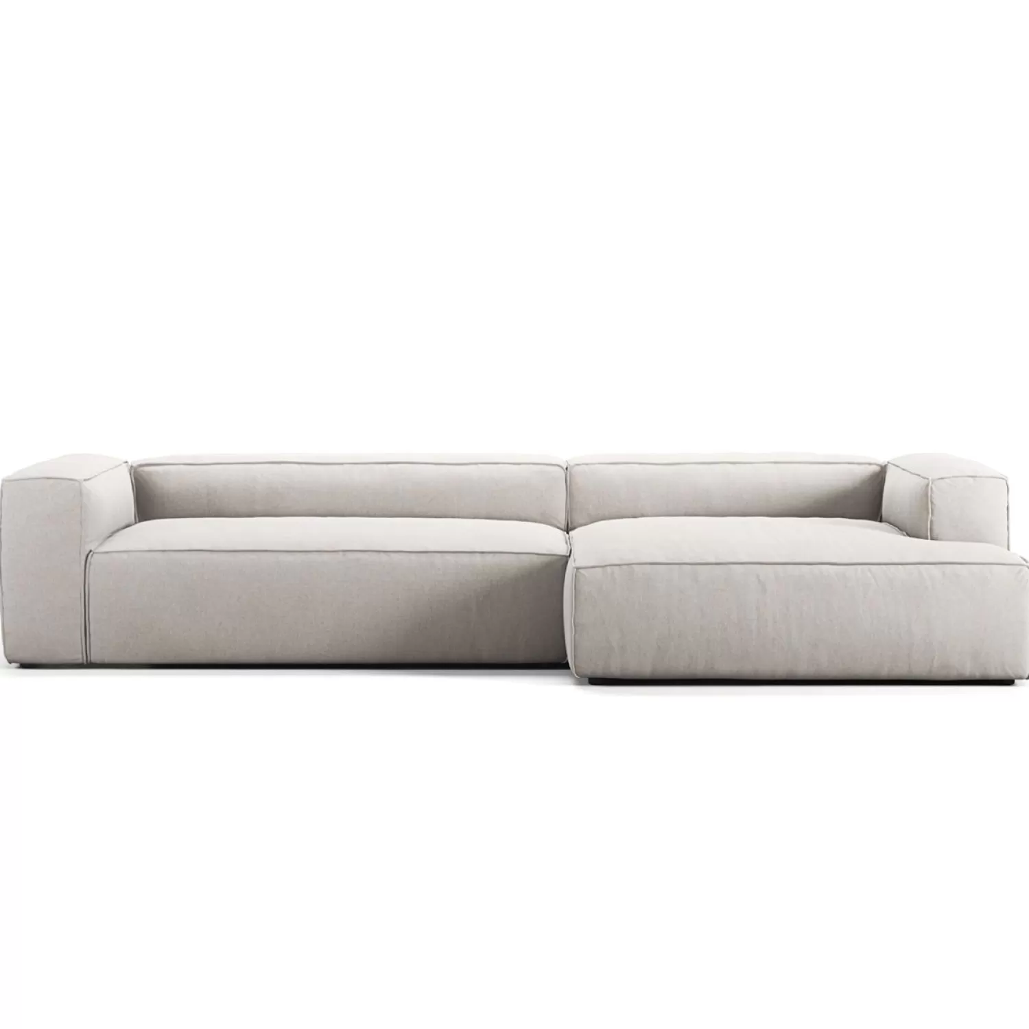 Decotique Grand 4-Sitzer-Sofa Sonnenliege Rechts< Ecksofas