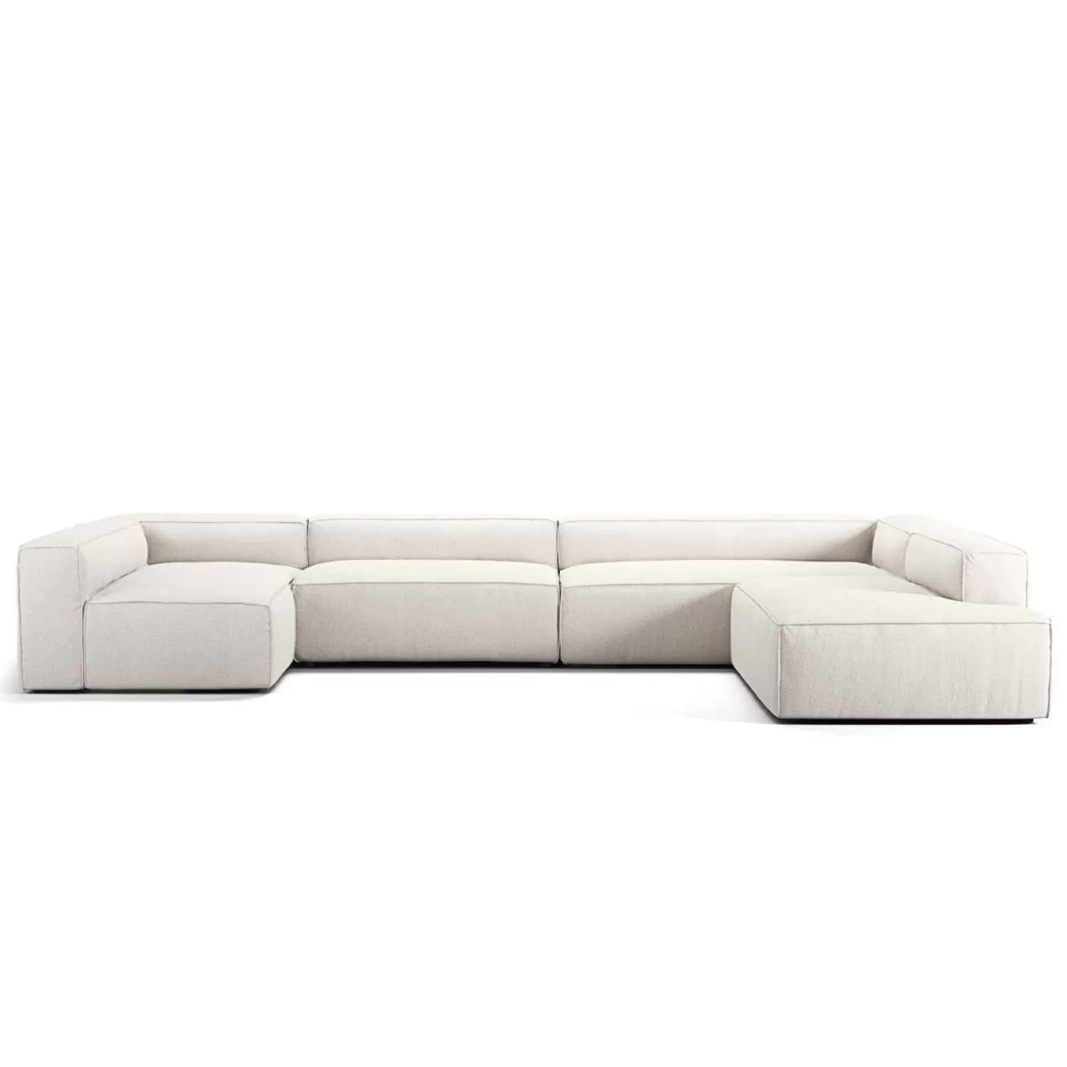 Decotique Grand 5-Sitzer-Sofa Liege Rechts< Ecksofas