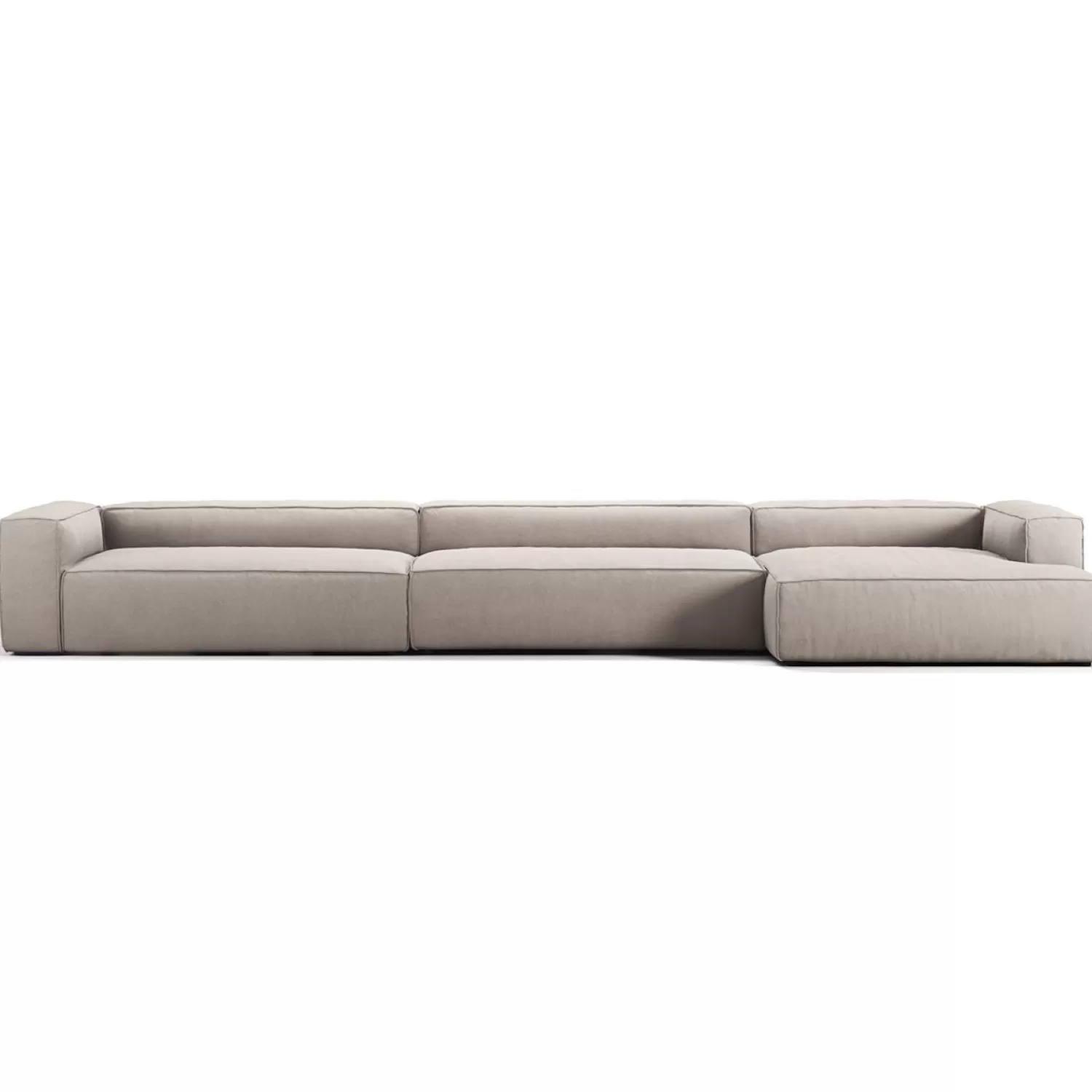 Decotique Grand 7-Sitzer-Sofa Sonnenliege Rechts< Ecksofas