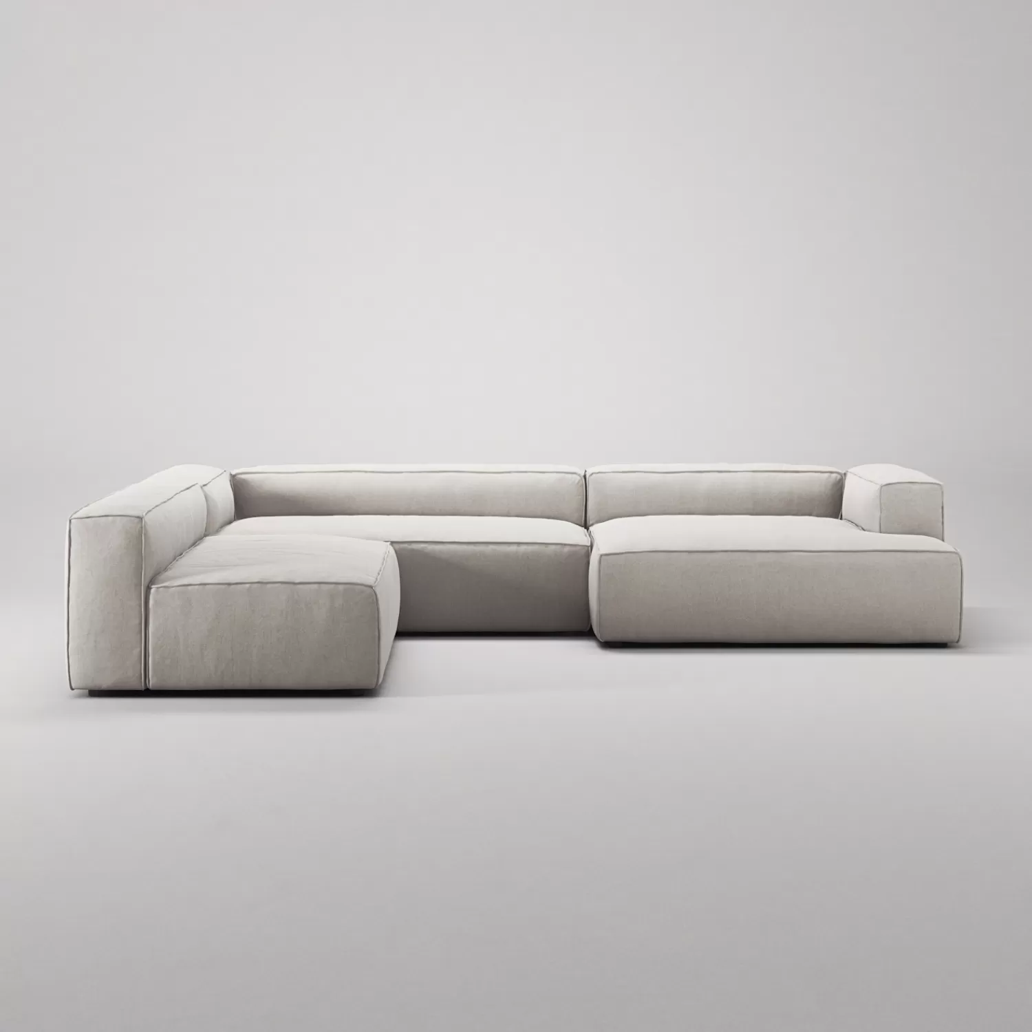 Decotique Grand 7-Sitzer-Sofa Sonnenliege Rechts< Ecksofas