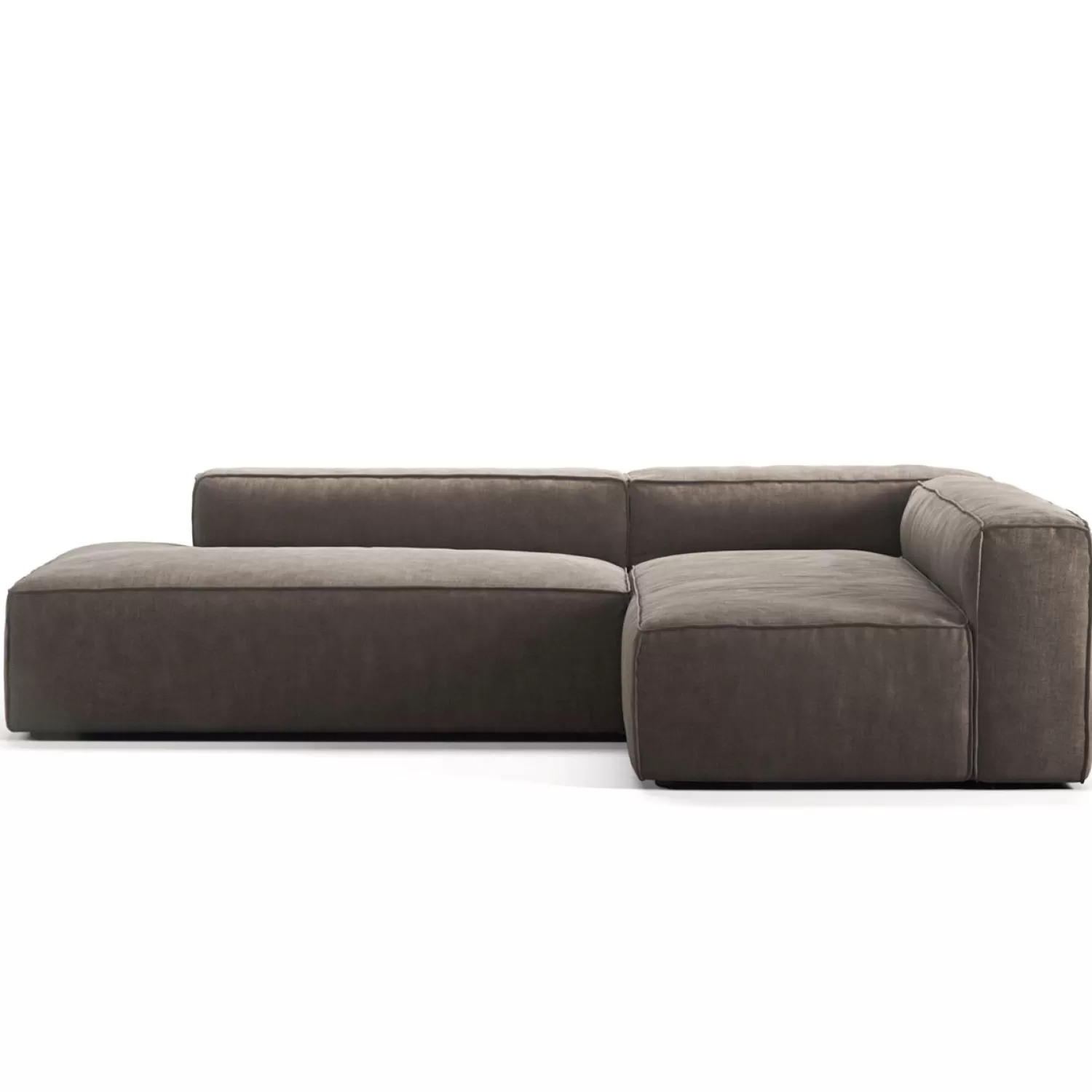 Decotique Grand Loungesofa 3-Sitzer Offener Abschluss Links< Ecksofas