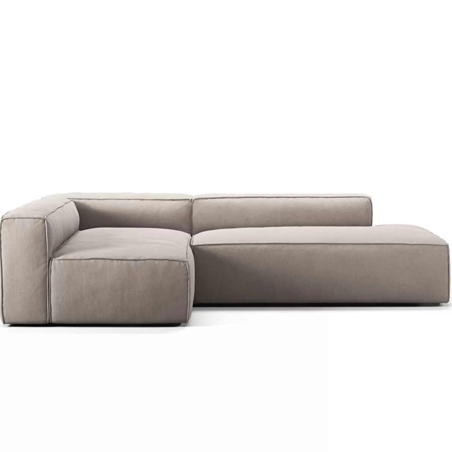 Decotique Grand Loungesofa 3-Sitzer Offener Abschluss Rechts< Ecksofas