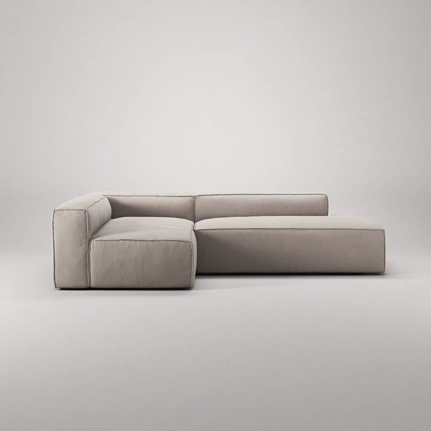 Decotique Grand Loungesofa 3-Sitzer Offener Abschluss Rechts< Ecksofas