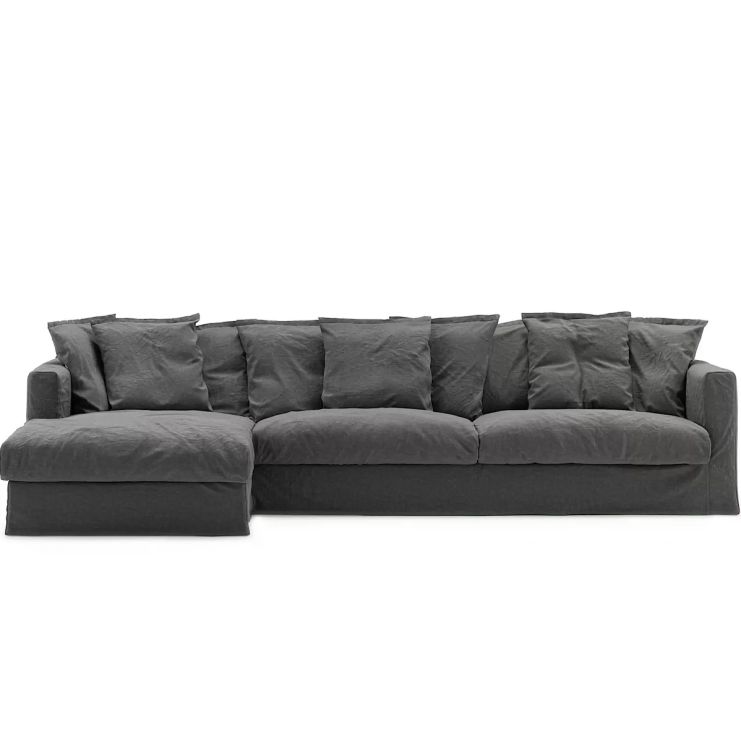 Decotique Le Grand Air 3-Sitzer-Sofa Leinen Liege Links< Ecksofas