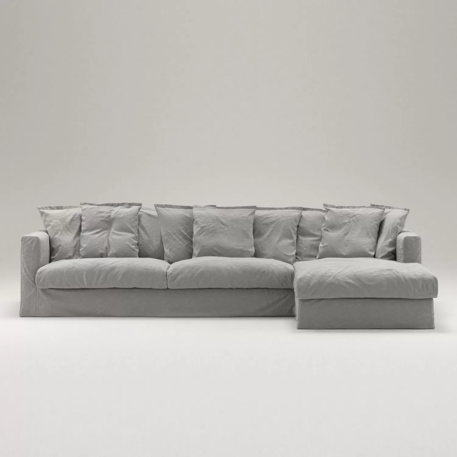 Decotique Le Grand Air 3-Sitzer-Sofa Leinen Liege Rechts< Ecksofas