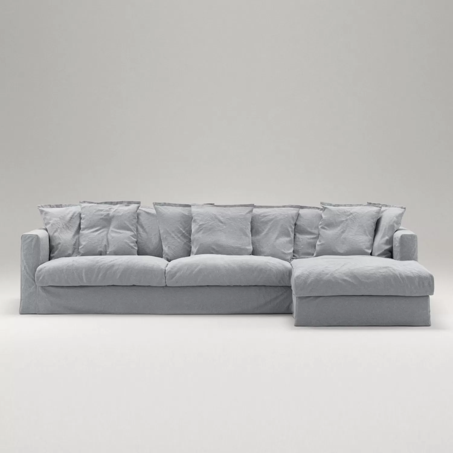 Decotique Le Grand Air 3-Sitzer-Sofa Leinen Liege Rechts< Ecksofas