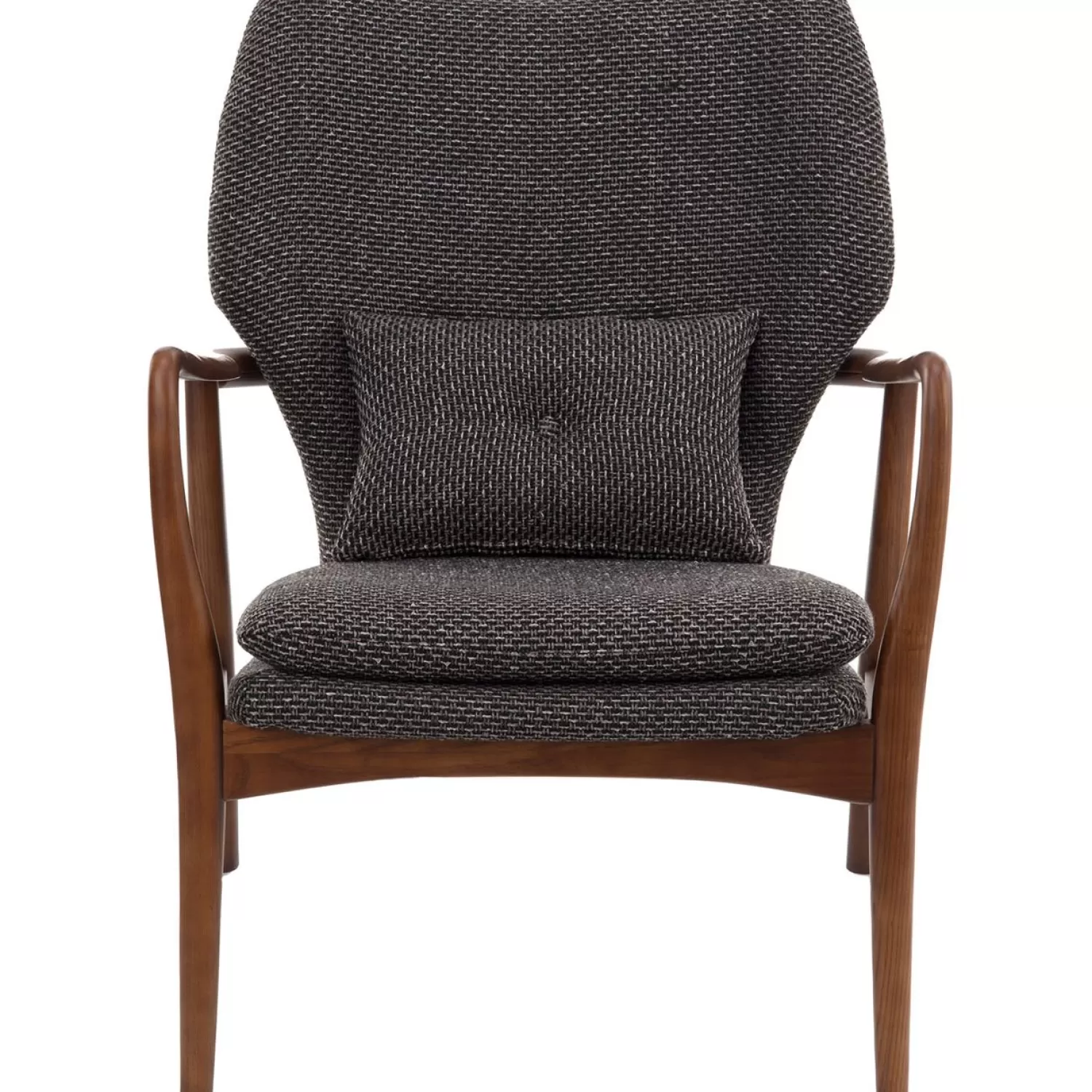 Pols Potten Peggy Fabric Rough Chair, Grey | Sessel