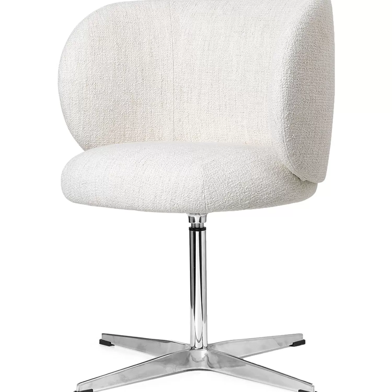 Ferm Living Rico Dining Swivel Boucle Esszimmerstuhl, Altweis | Bürostühle