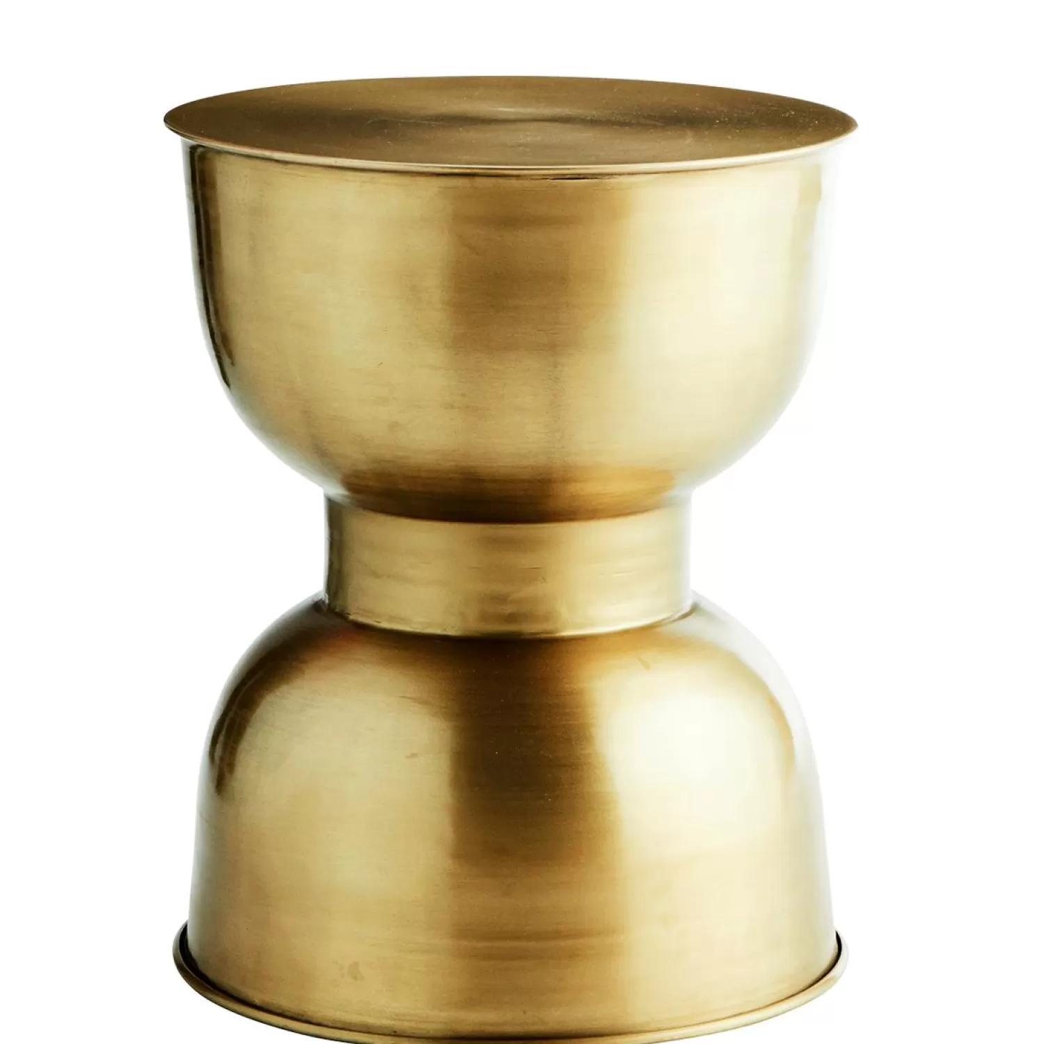 Madam Stoltz Stool, Brass | Hocker