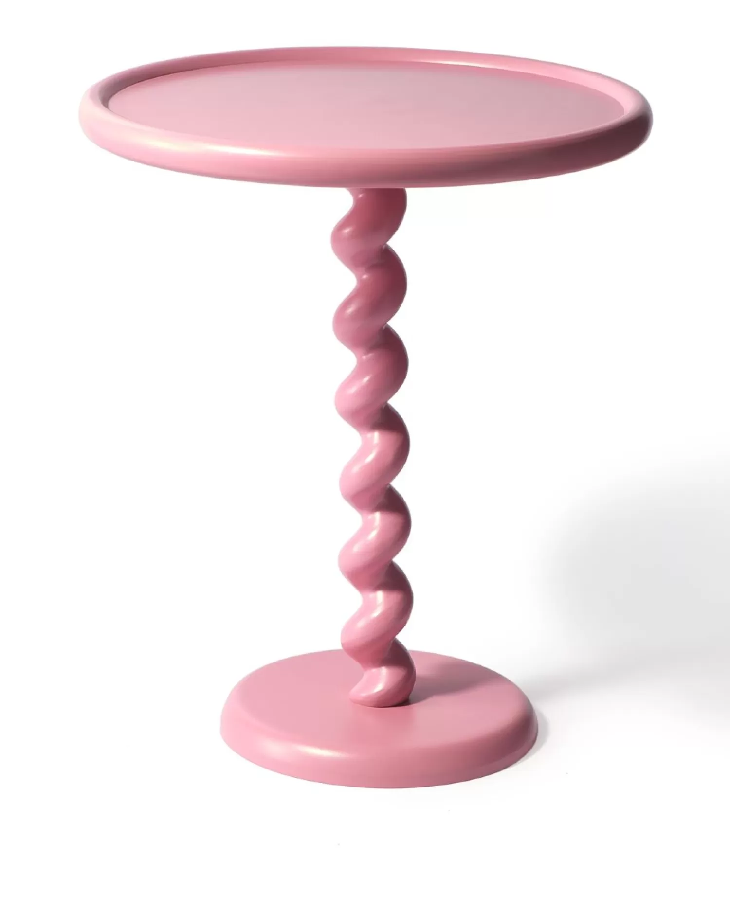 Pols Potten Twister Side Table, Pink< Beistell- & Ablagetische